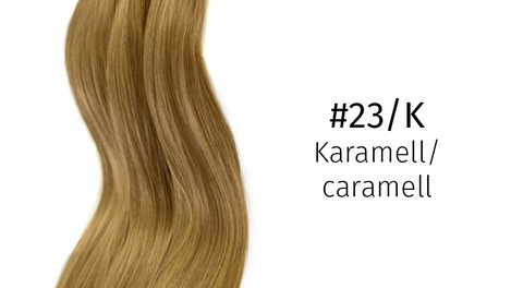 Premium real hair extensions - 25 strands - 60 cm